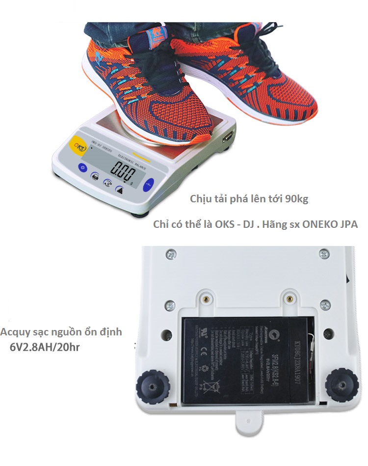 Cân kỹ thuật 2 số lẻ OKS-DJ622A