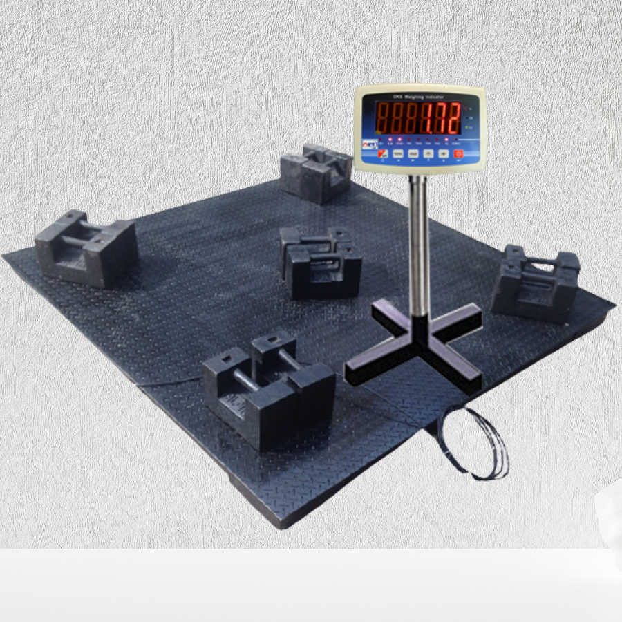 Cân sàn điện tử lớn OKS - LE 1000kg(2mx2m)