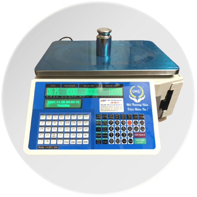 Cân in tem mã vạch-QR code